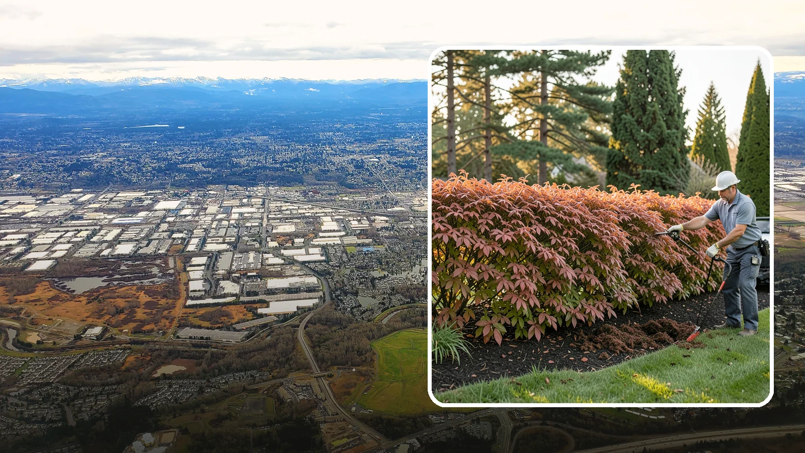 Beech Hedge Trimming in Kent, King County, WA - Specialist beech hedge trimming that maintains dense summer green and the coppery winter leaves this deciduous hedge is loved for.
