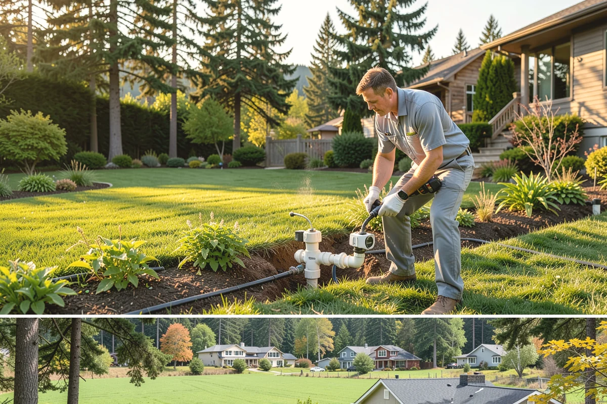 Beech Hedge Trimming in Lyman, Skagit County, WA - Give the main shaping trim in late summer to lock in winter leaf retention