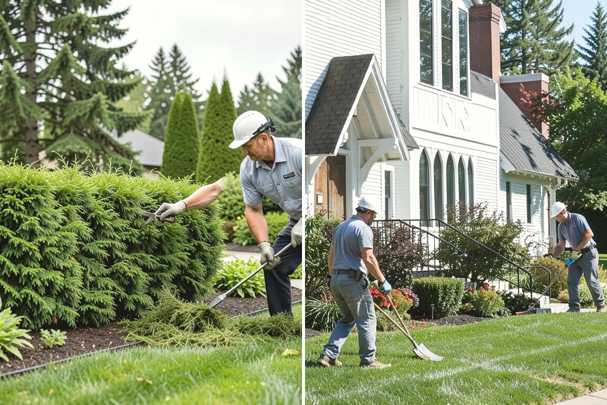 Beech Hedge Trimming in Mountlake Terrace, Snohomish County, WA - Assess the branch framework and current density
