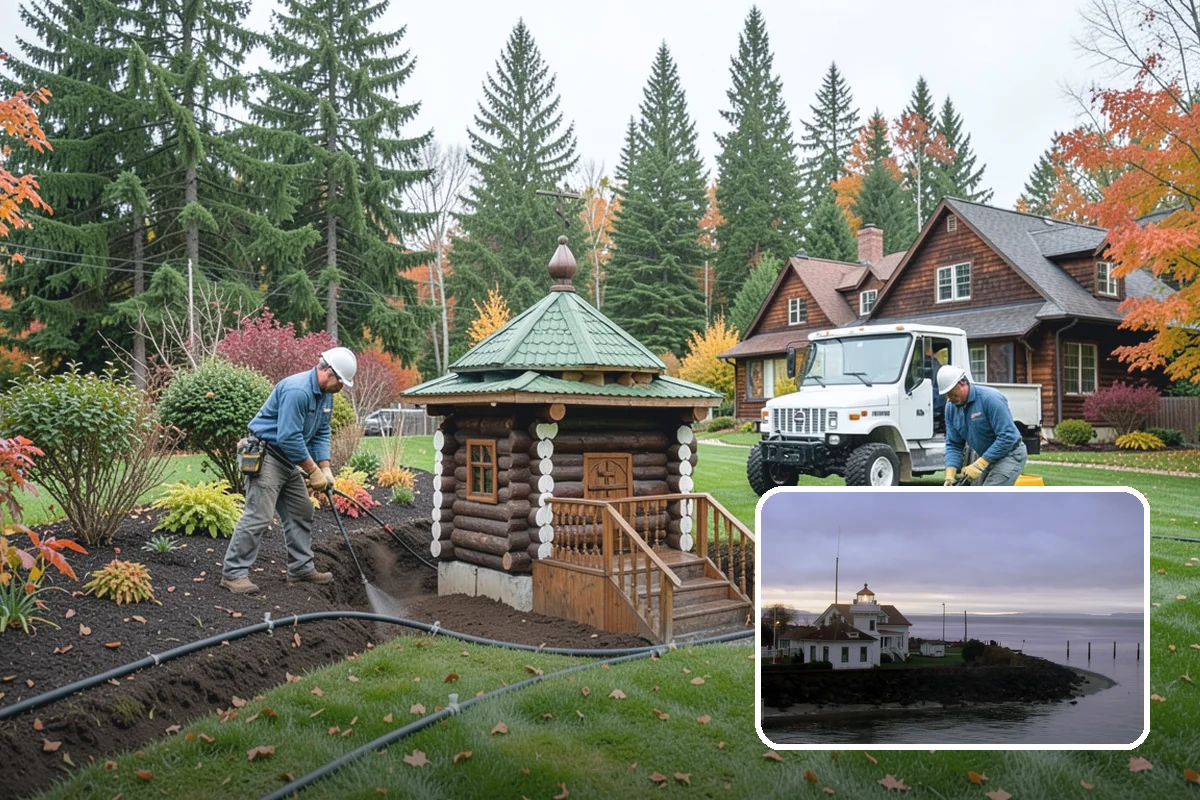 Beech Hedge Trimming in Mukilteo, Snohomish County, WA - Provides dense green screening through summer