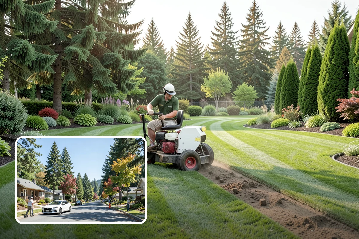 Beech Hedge Trimming in Orting, Pierce County, WA - Provides dense green screening through summer