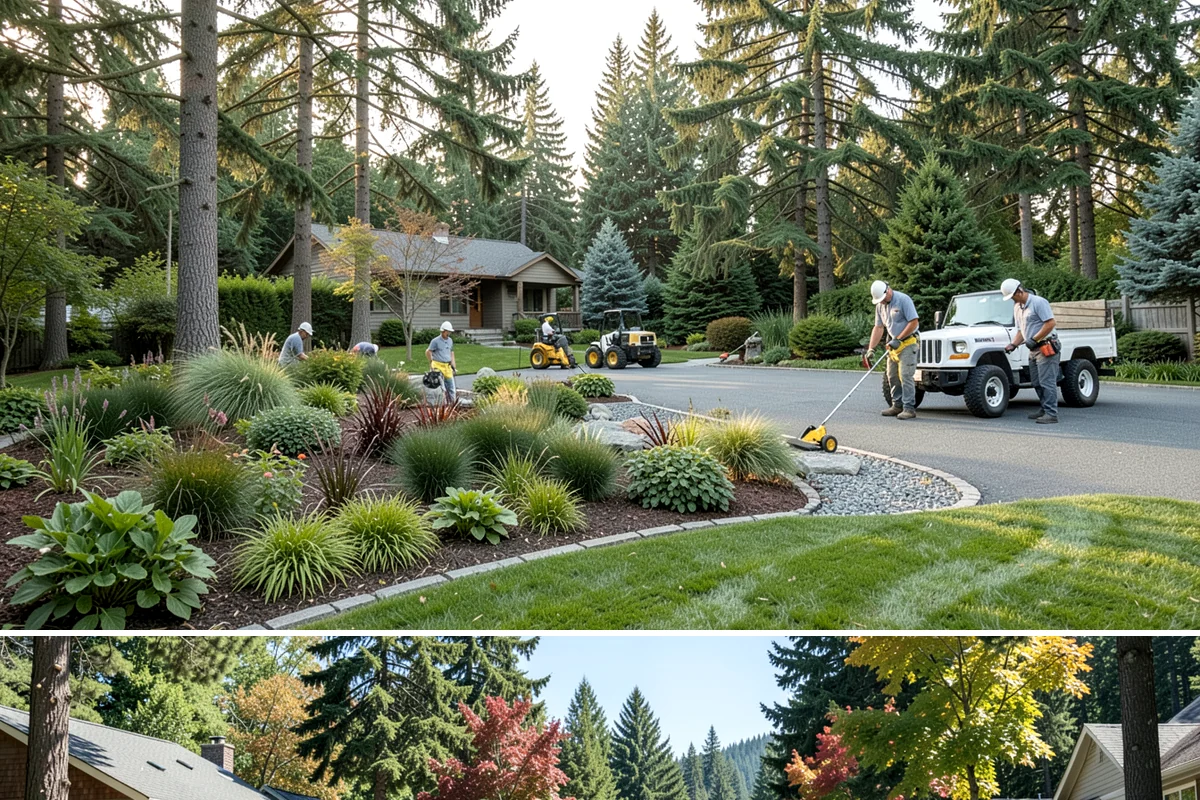 Beech Hedge Trimming in Orting, Pierce County, WA - Give the main shaping trim in late summer to lock in winter leaf retention