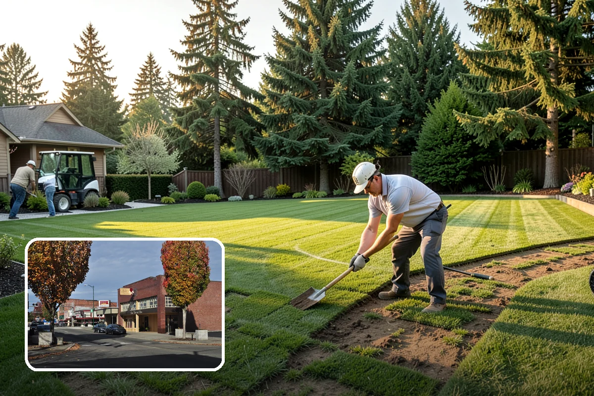 Beech Hedge Trimming in Puyallup, Pierce County, WA - Provides dense green screening through summer