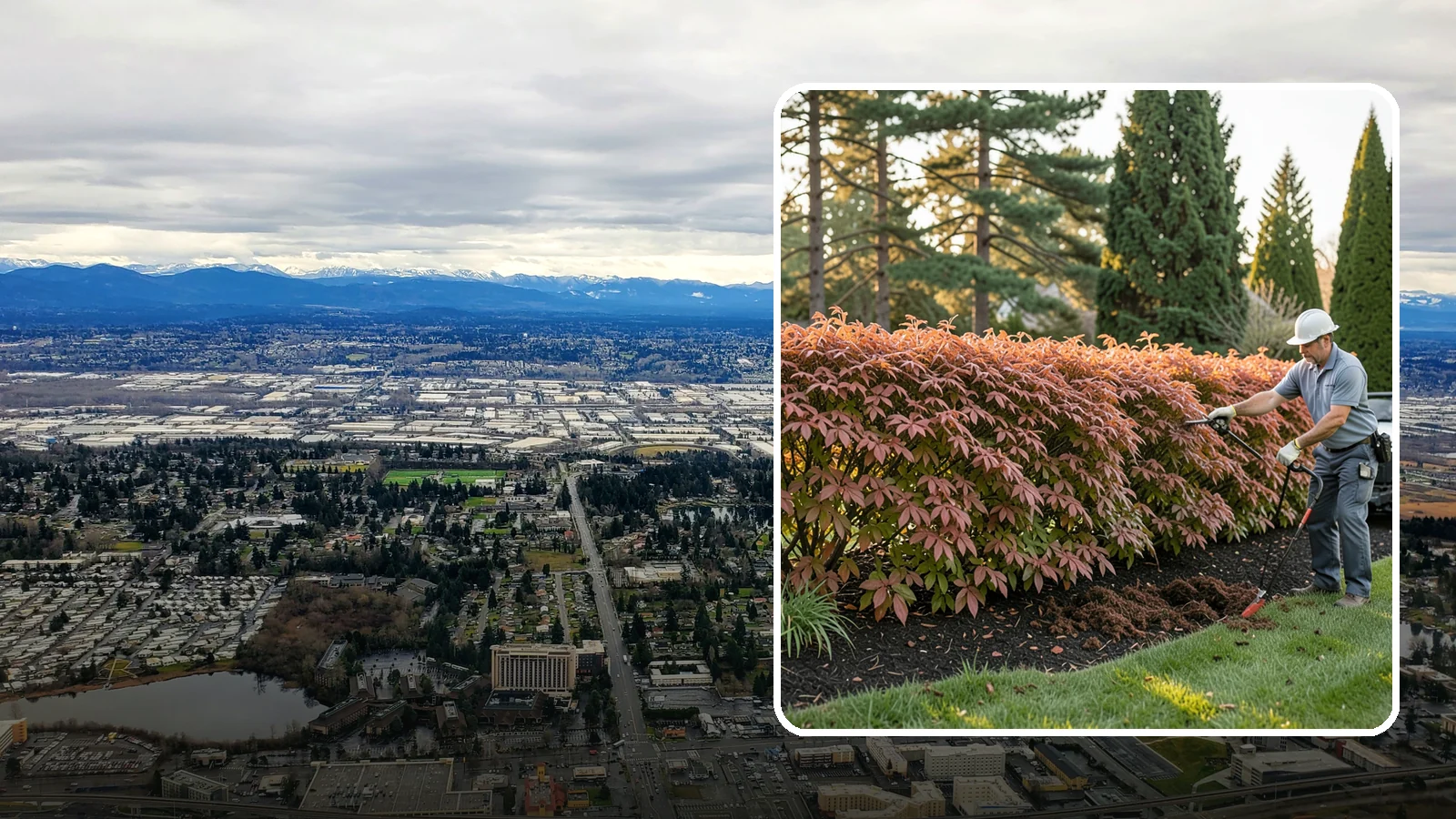 Beech Hedge Trimming in SeaTac, King County, WA - Specialist beech hedge trimming that maintains dense summer green and the coppery winter leaves this deciduous hedge is loved for.