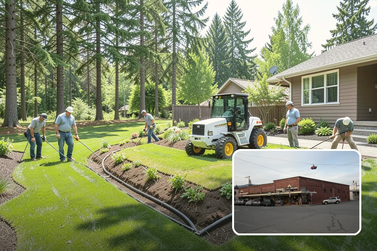 Beech Hedge Trimming in Sedro-Woolley, Skagit County, WA - Provides dense green screening through summer