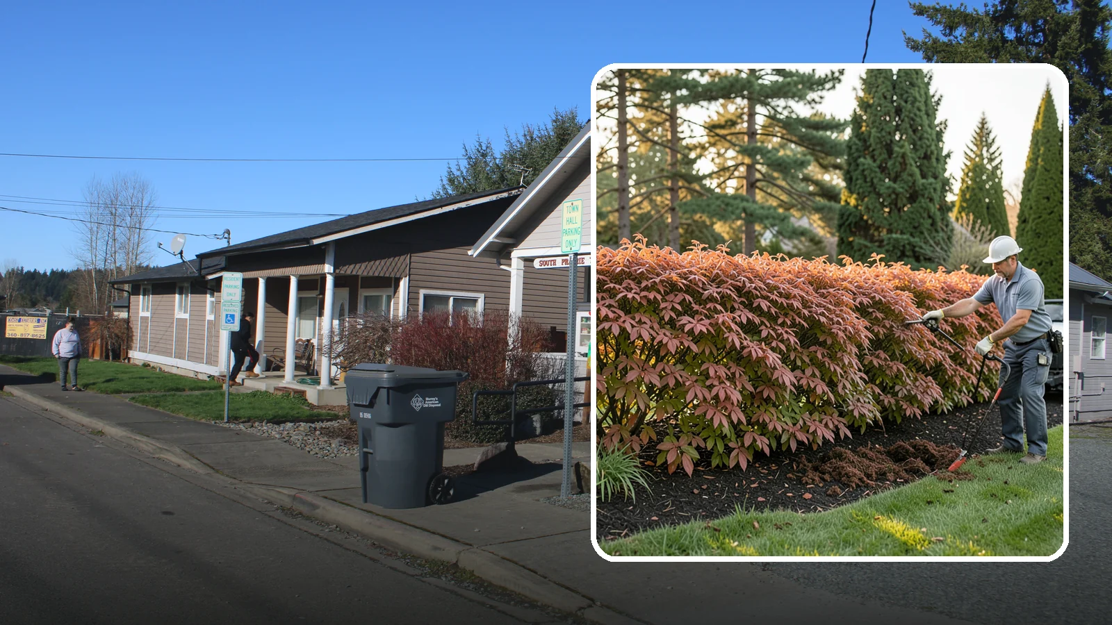 Beech Hedge Trimming in South Prairie, Pierce County, WA - Specialist beech hedge trimming that maintains dense summer green and the coppery winter leaves this deciduous hedge is loved for.