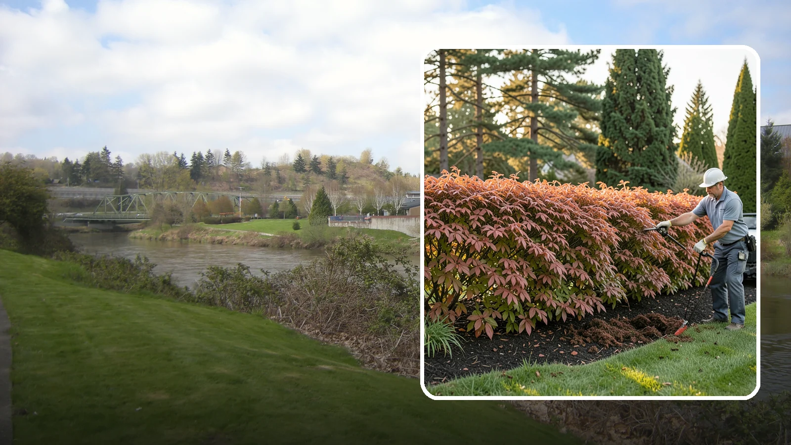 Beech Hedge Trimming in Tukwila, King County, WA - Specialist beech hedge trimming that maintains dense summer green and the coppery winter leaves this deciduous hedge is loved for.