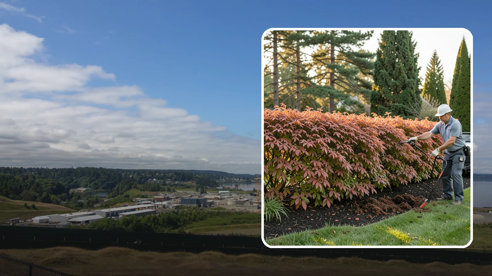 Beech Hedge Trimming in University Place, Pierce County, WA - Specialist beech hedge trimming that maintains dense summer green and the coppery winter leaves this deciduous hedge is loved for.