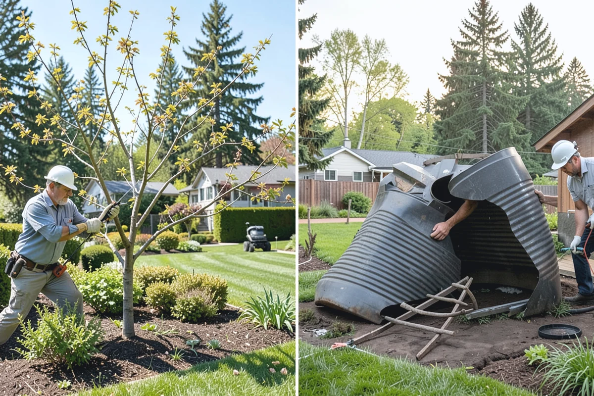 Beech Hedge Trimming in Wilkeson, Pierce County, WA - Assess the branch framework and current density