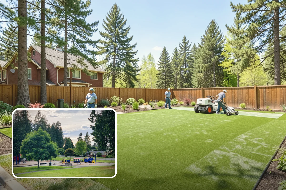 Bi-Weekly Lawn Mowing in Bonney Lake, Pierce County, WA - Cost-effective cadence for slower-growing shaded lawns