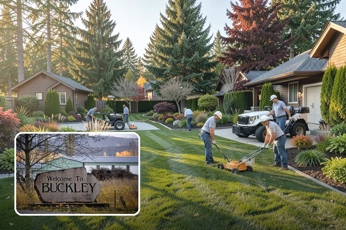 Bi-Weekly Lawn Mowing in Buckley, Pierce County, WA - Cost-effective cadence for slower-growing shaded lawns