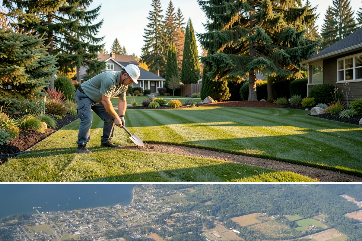 Bi-Weekly Lawn Mowing in Coupeville, Island County, WA - Biweekly works well spring through fall for shaded lots, though we recommend switching to weekly during the vigorous May-to-June...