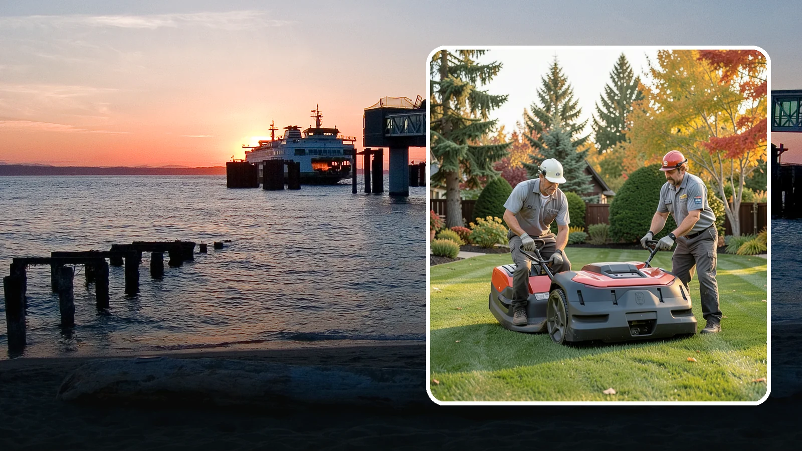 Bi-Weekly Lawn Mowing in Edmonds, Snohomish County, WA - Maintain a neat yard on an every-other-week schedule that suits shadier Northwest lots and slower-growing turf.