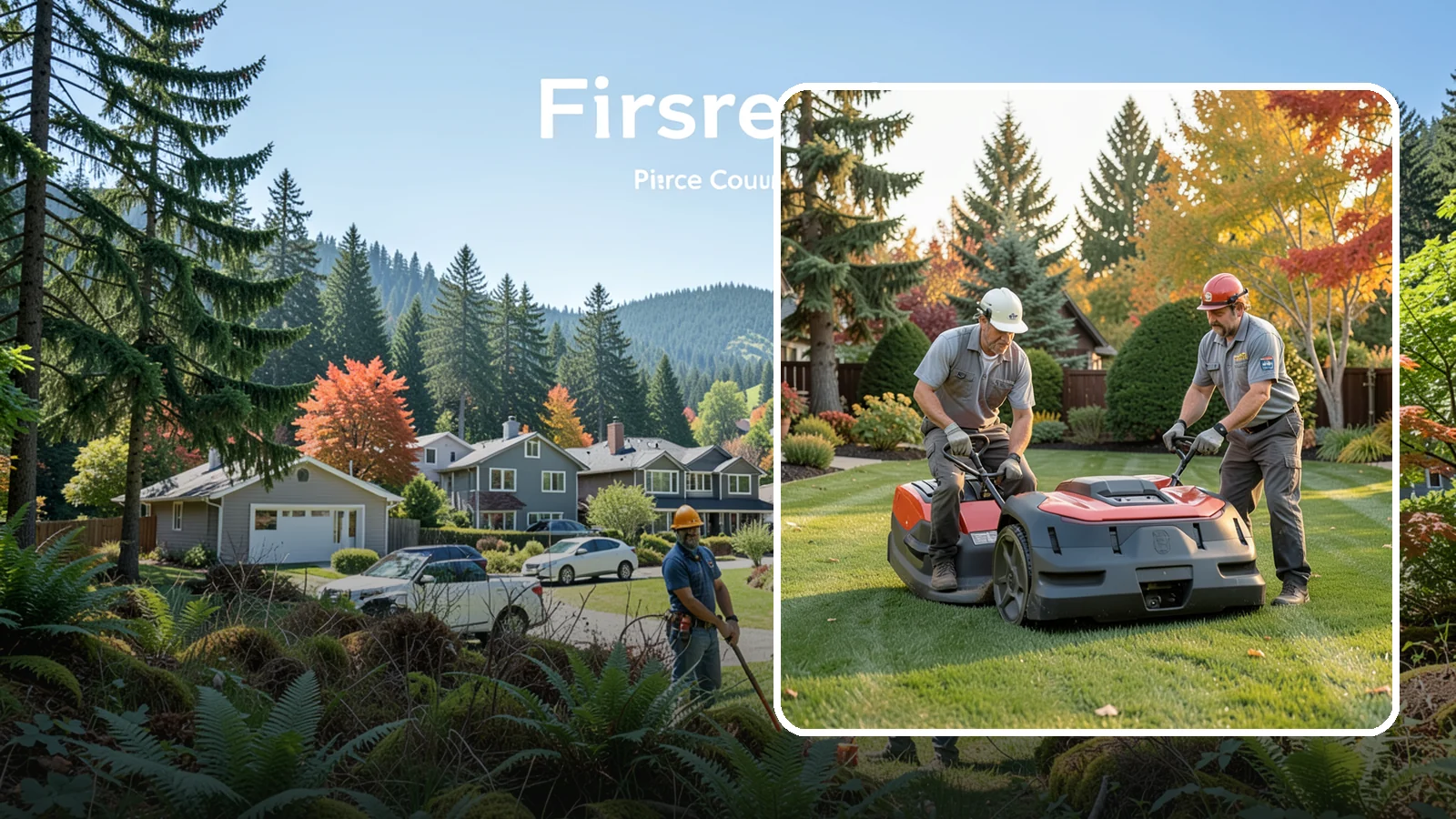 Bi-Weekly Lawn Mowing in Fircrest, Pierce County, WA - Maintain a neat yard on an every-other-week schedule that suits shadier Northwest lots and slower-growing turf.