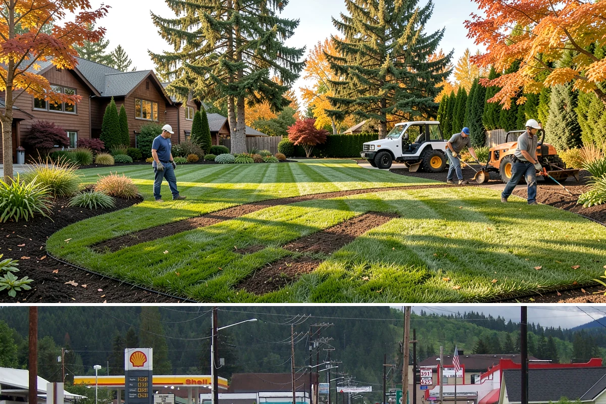 Bi-Weekly Lawn Mowing in Granite Falls, Snohomish County, WA - Biweekly works well spring through fall for shaded lots, though we recommend switching to weekly during the vigorous May-to-June...