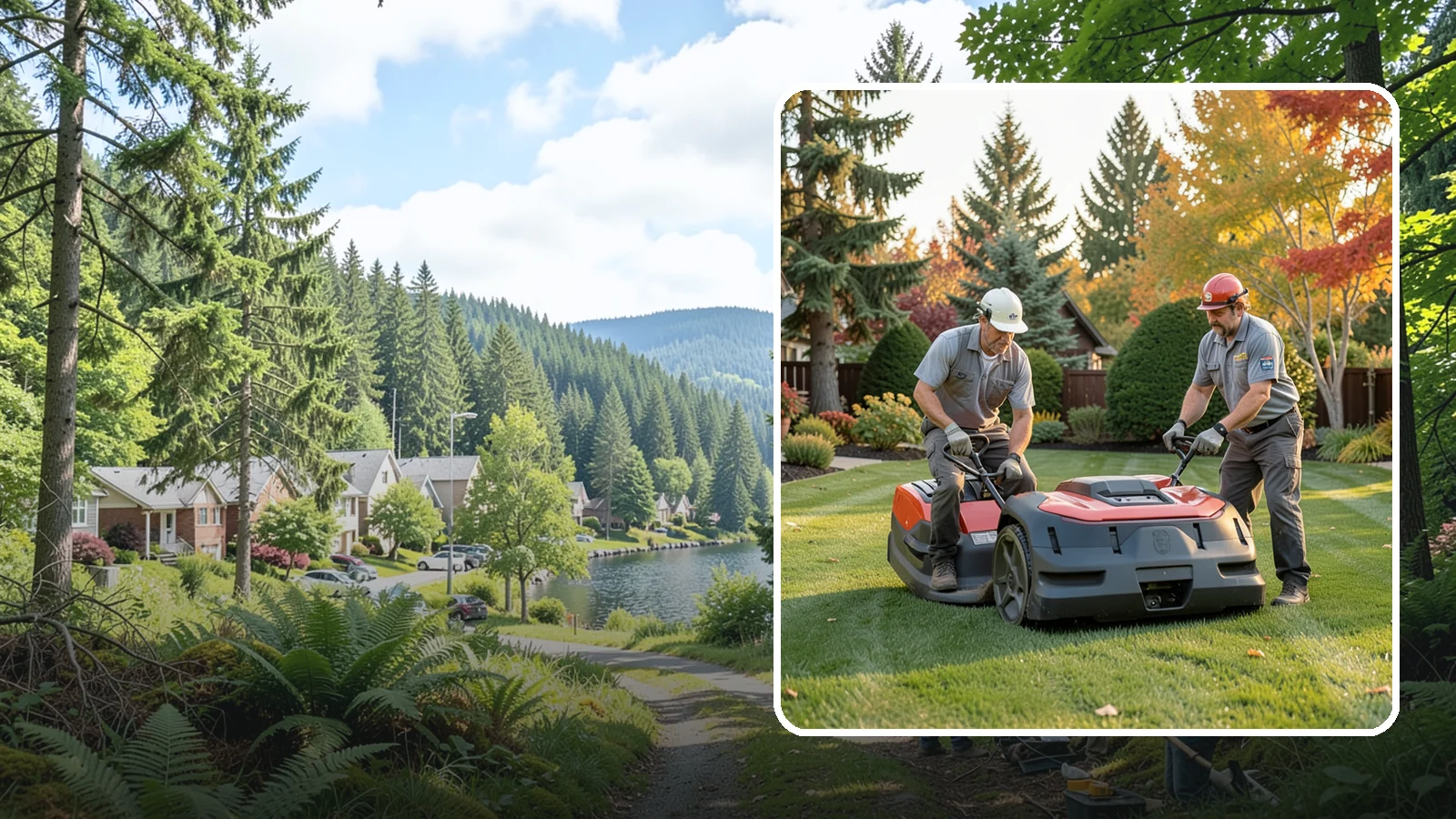 Bi-Weekly Lawn Mowing in Lake Forest Park, King County, WA - Maintain a neat yard on an every-other-week schedule that suits shadier Northwest lots and slower-growing turf.