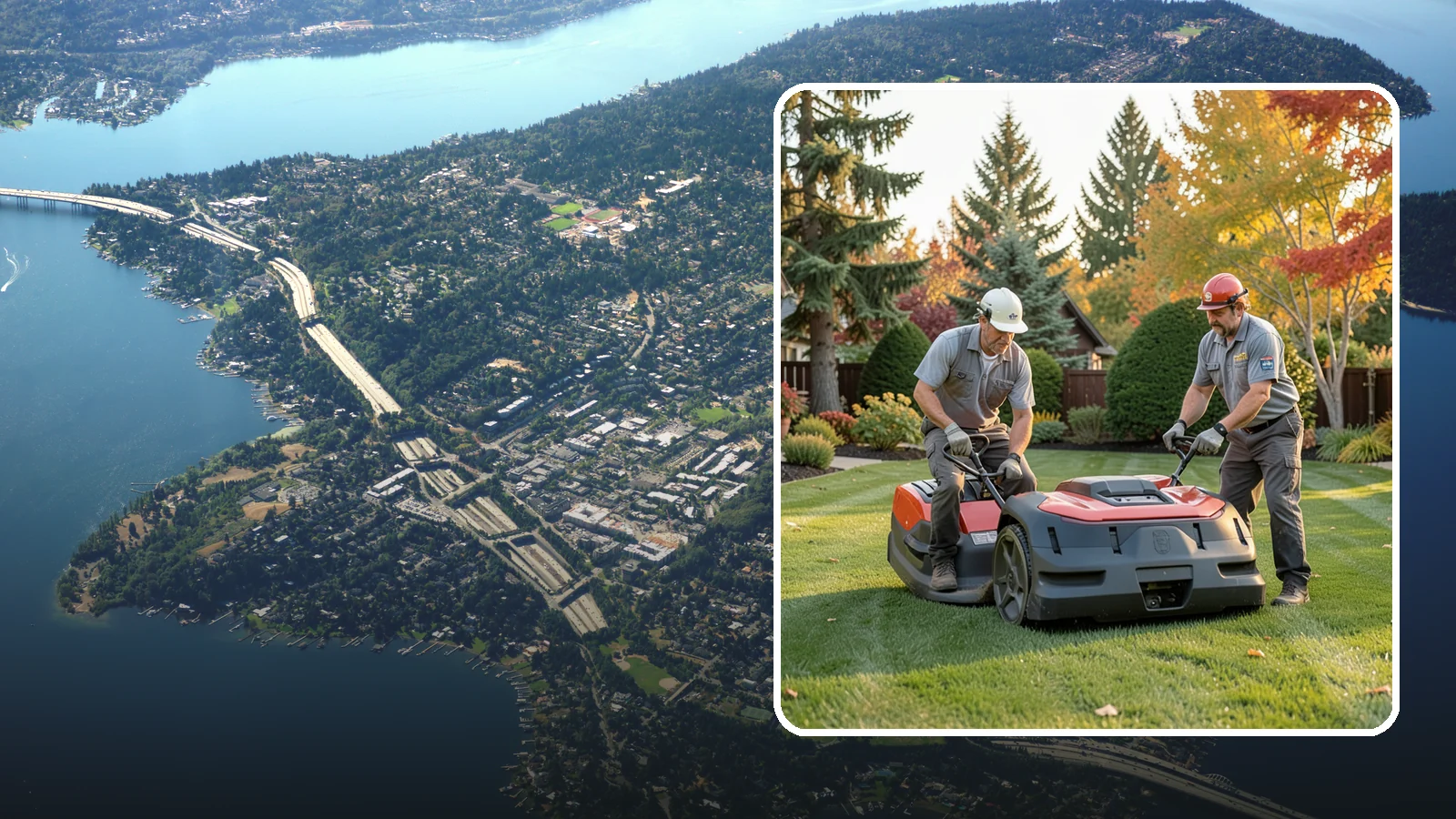Bi-Weekly Lawn Mowing in Mercer Island, King County, WA - Maintain a neat yard on an every-other-week schedule that suits shadier Northwest lots and slower-growing turf.