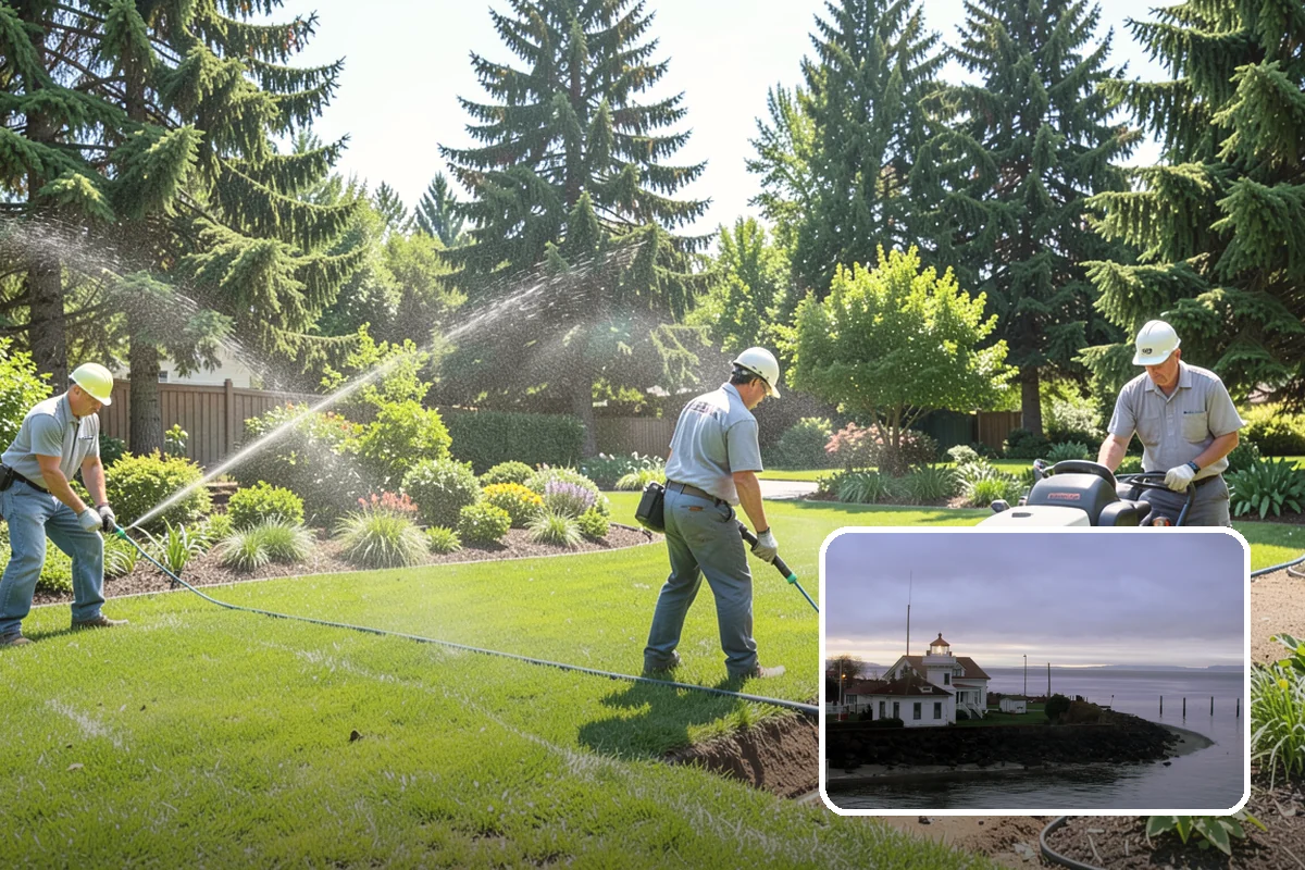 Bi-Weekly Lawn Mowing in Mukilteo, Snohomish County, WA - Cost-effective cadence for slower-growing shaded lawns