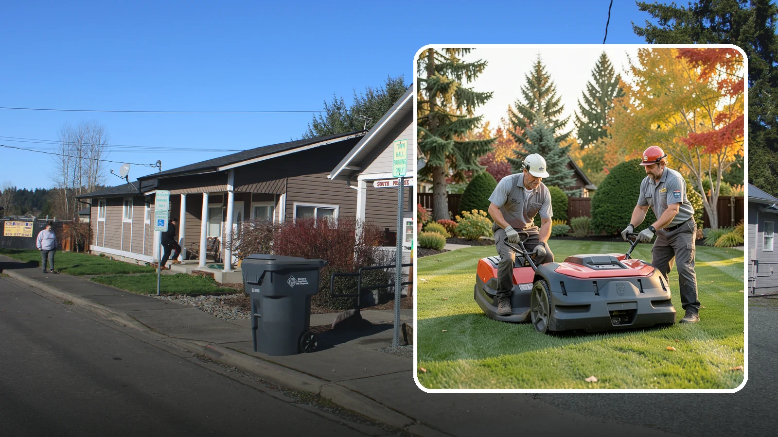 Bi-Weekly Lawn Mowing in South Prairie, Pierce County, WA - Maintain a neat yard on an every-other-week schedule that suits shadier Northwest lots and slower-growing turf.