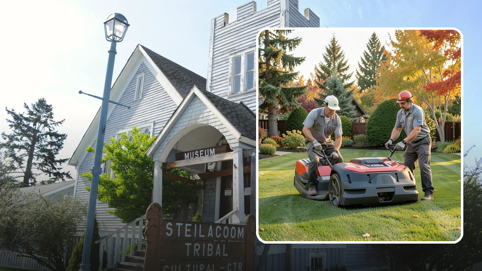 Bi-Weekly Lawn Mowing in Steilacoom, Pierce County, WA - Maintain a neat yard on an every-other-week schedule that suits shadier Northwest lots and slower-growing turf.