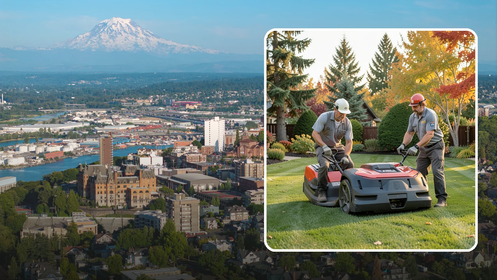 Bi-Weekly Lawn Mowing in Tacoma, Pierce County, WA - Maintain a neat yard on an every-other-week schedule that suits shadier Northwest lots and slower-growing turf.
