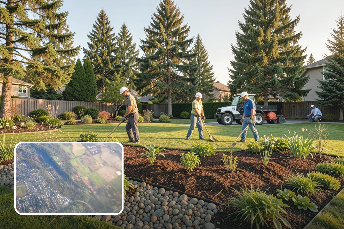 Bioswale Installation in Algona, King County, WA - Manages and filters stormwater