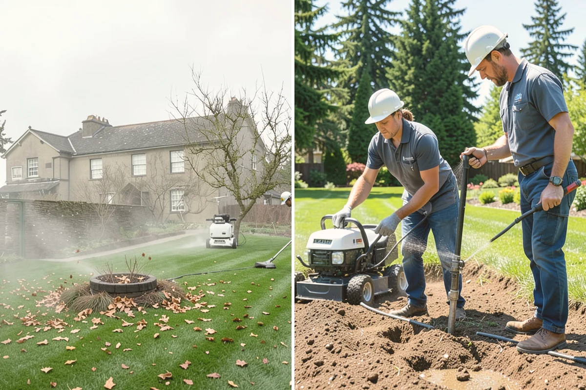 Bioswale Installation in Algona, King County, WA - Assess runoff and flow paths