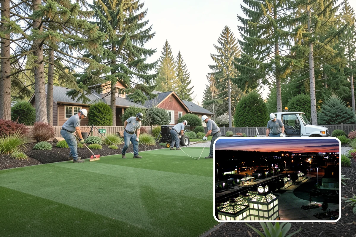Bioswale Installation in Auburn, King County, WA - Manages and filters stormwater
