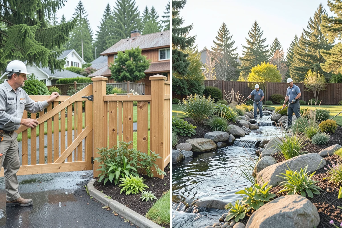 Bioswale Installation in Auburn, King County, WA - Assess runoff and flow paths