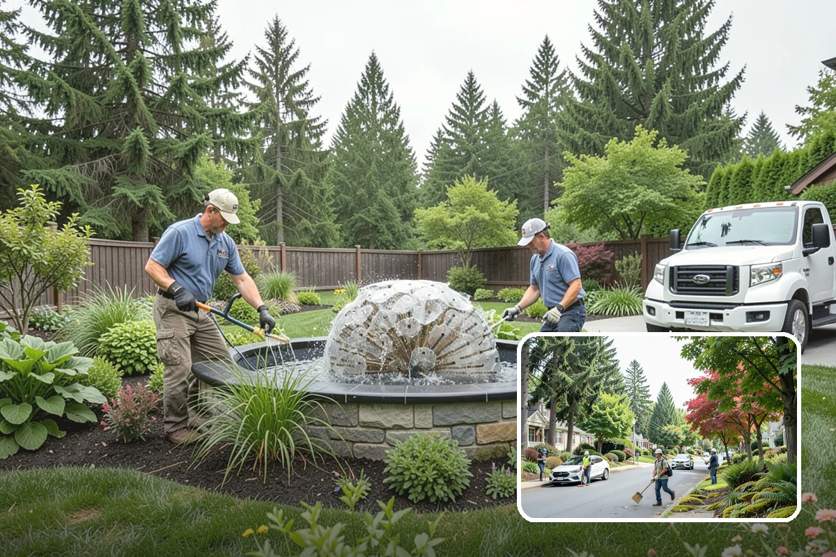 Bioswale Installation in Beaux Arts Village, King County, WA - Manages and filters stormwater