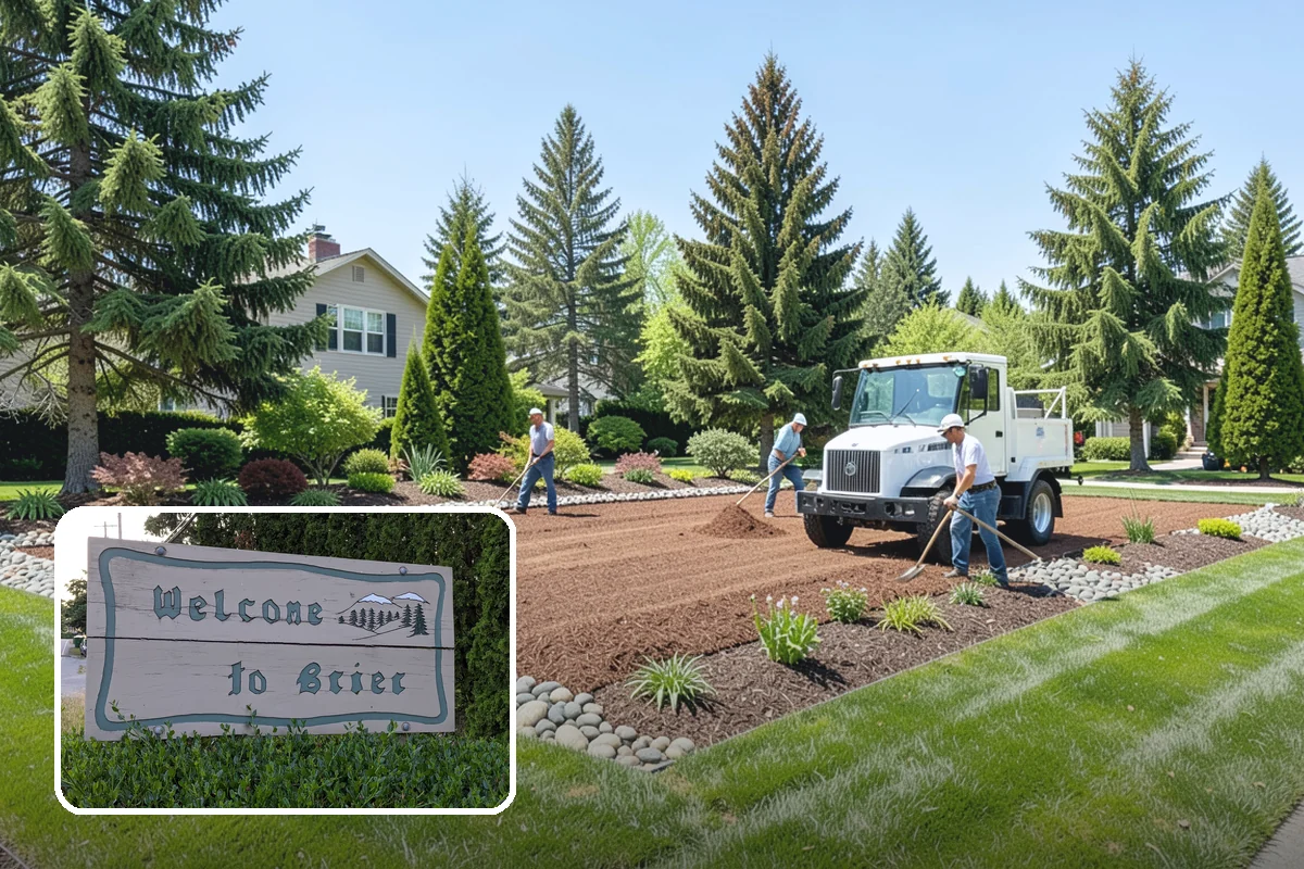 Bioswale Installation in Brier, Snohomish County, WA - Manages and filters stormwater