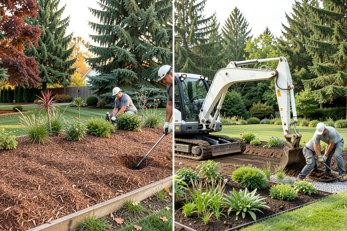 Bioswale Installation in Concrete, Skagit County, WA - Assess runoff and flow paths