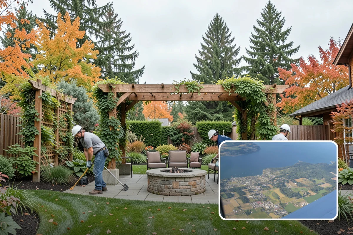 Bioswale Installation in Coupeville, Island County, WA - Manages and filters stormwater