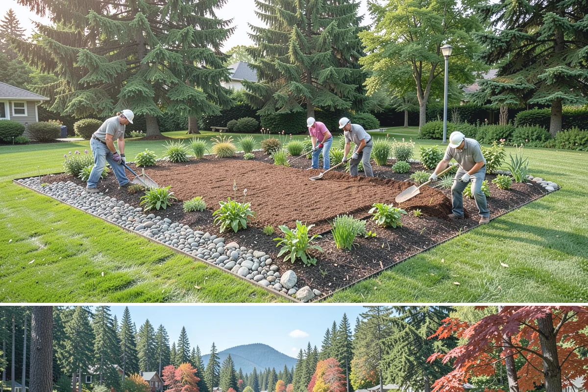 Bioswale Installation in Covington, King County, WA - Best built and planted spring or fall.