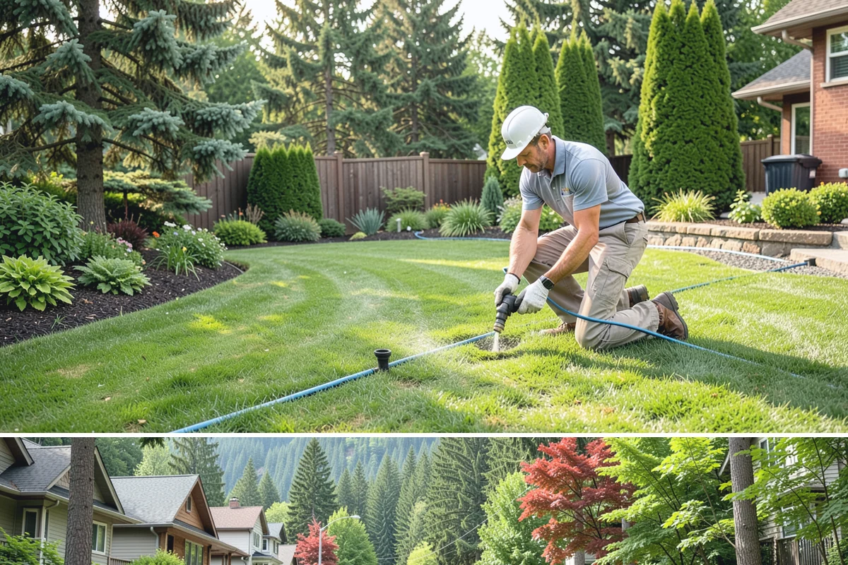 Bioswale Installation in Darrington, Snohomish County, WA - Best built and planted spring or fall.