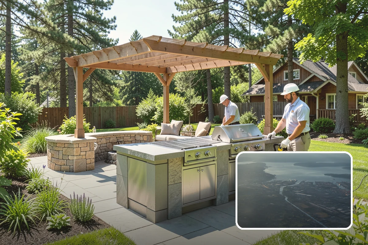 Bioswale Installation in Fife, Pierce County, WA - Manages and filters stormwater