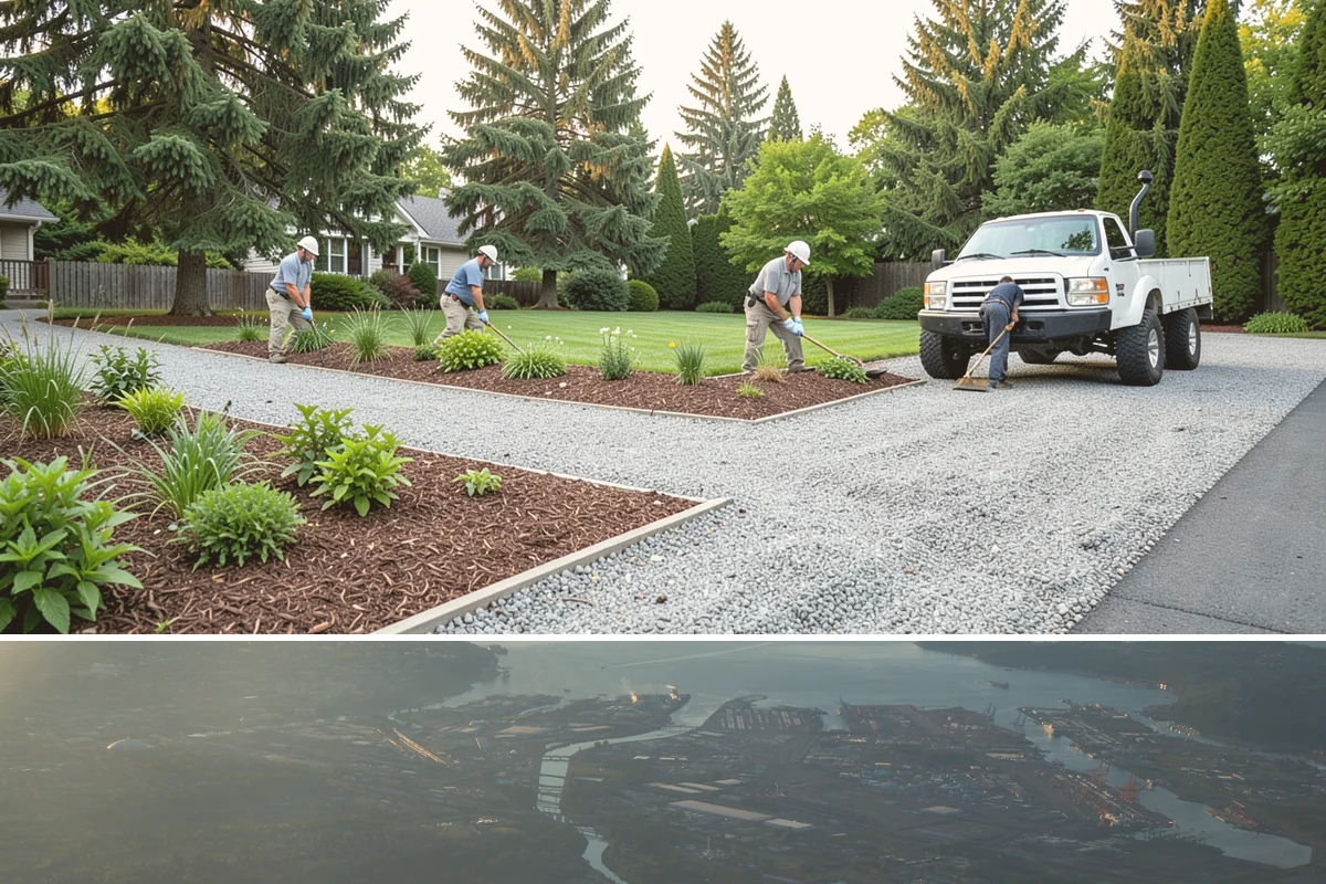 Bioswale Installation in Fife, Pierce County, WA - Best built and planted spring or fall.