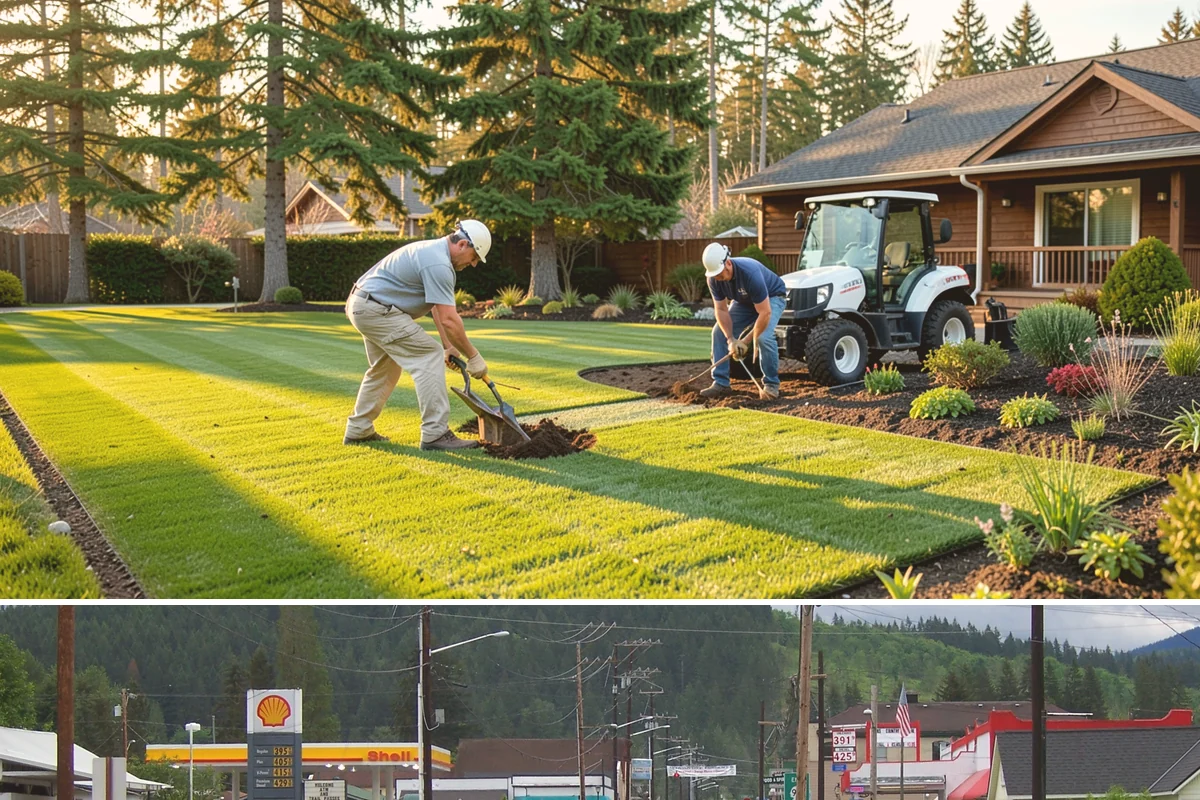 Bioswale Installation in Granite Falls, Snohomish County, WA - Best built and planted spring or fall.