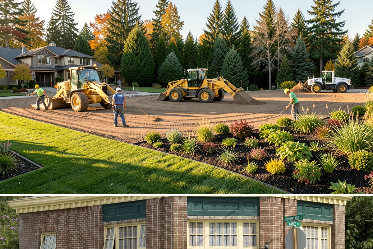 Bioswale Installation in Hamilton, Skagit County, WA - Best built and planted spring or fall.
