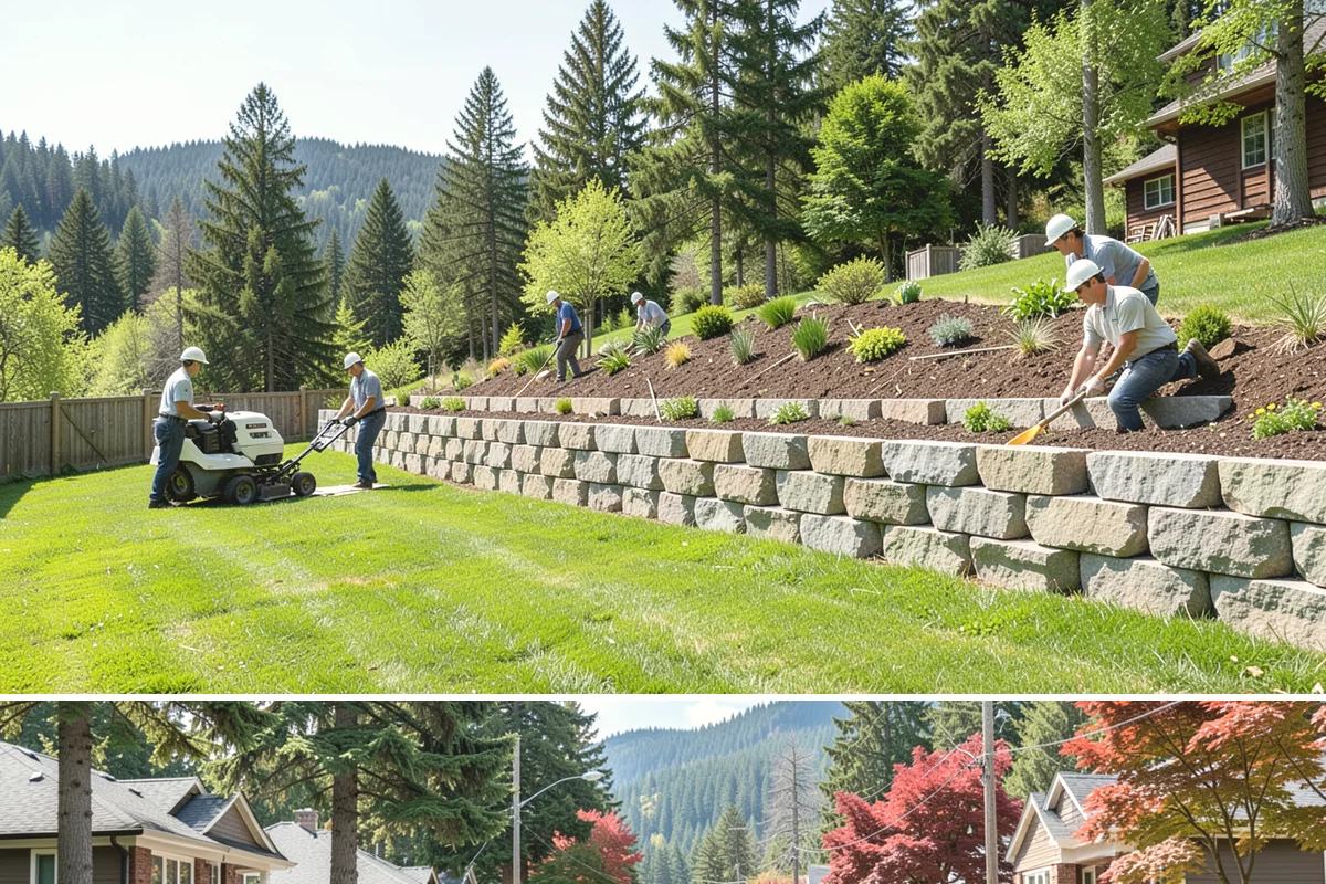 Bioswale Installation in Hunts Point, King County, WA - Best built and planted spring or fall.
