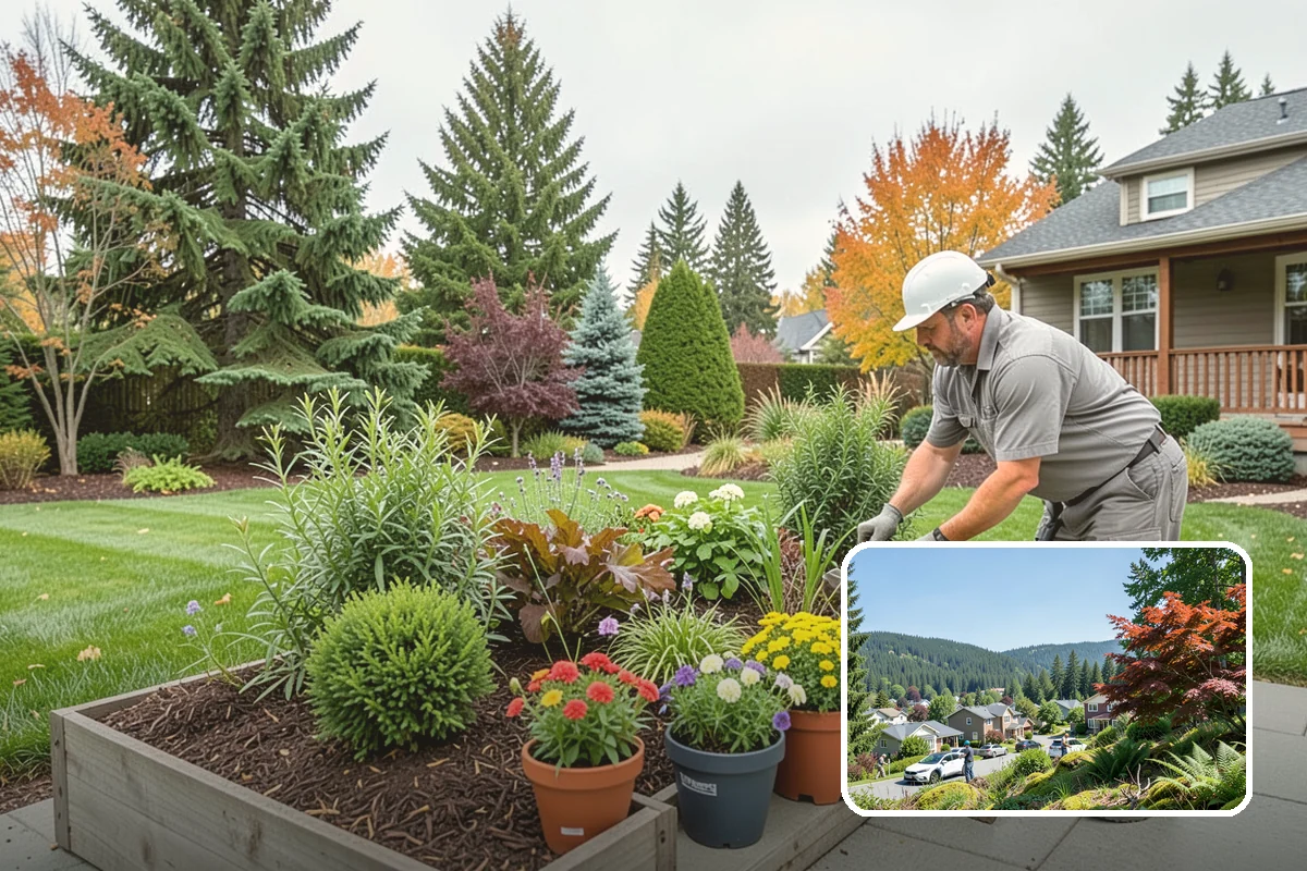 Bioswale Installation in Index, Snohomish County, WA - Manages and filters stormwater