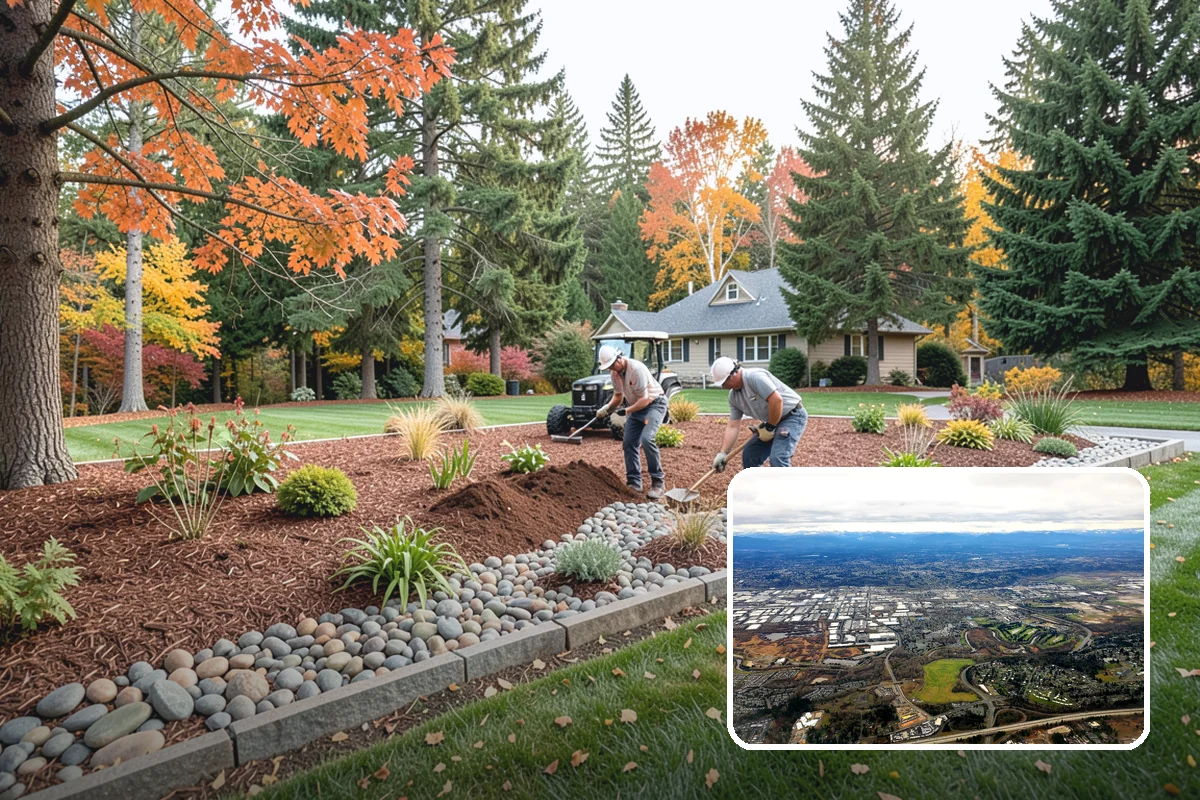 Bioswale Installation in Kent, King County, WA - Manages and filters stormwater