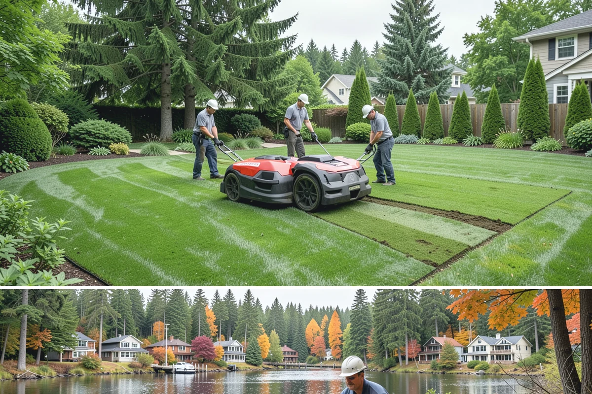 Bioswale Installation in La Conner, Skagit County, WA - Best built and planted spring or fall.