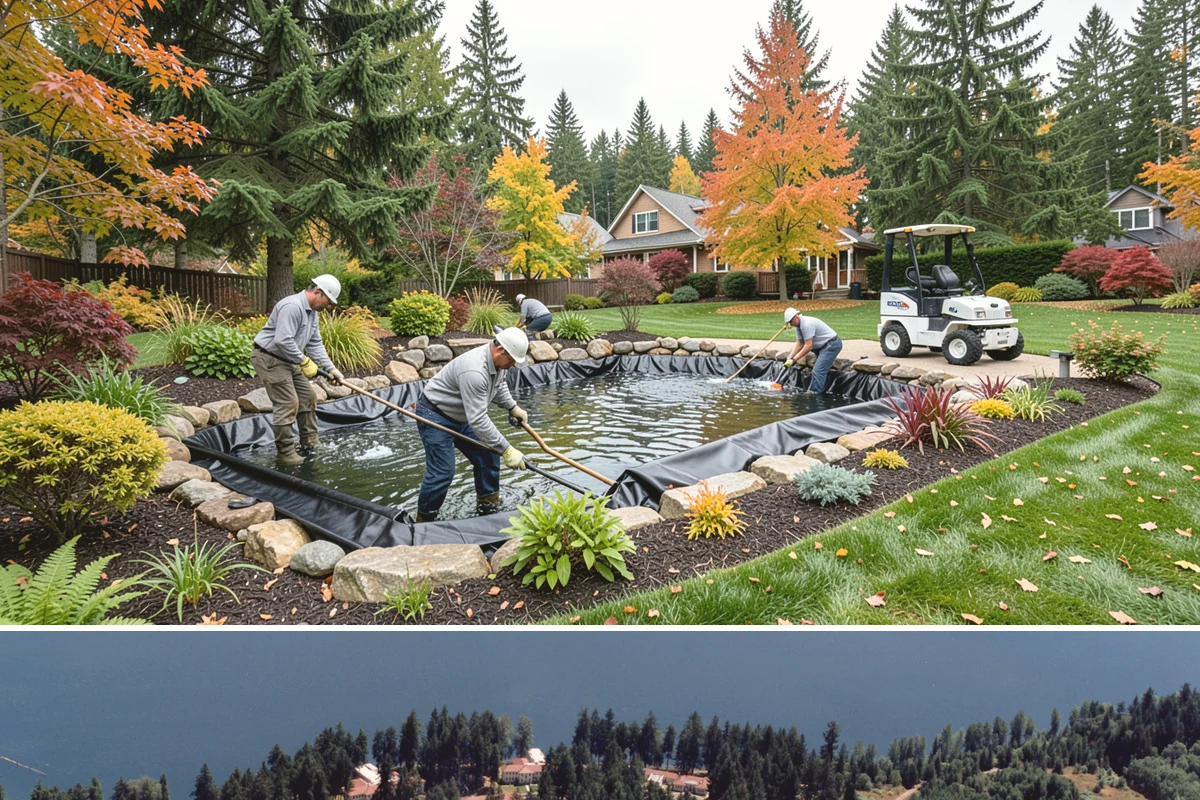 Bioswale Installation in Lakewood, Pierce County, WA - Best built and planted spring or fall.