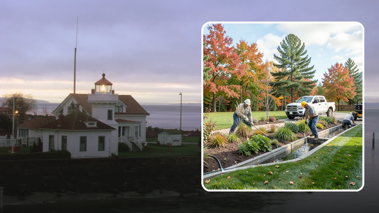 Bioswale Installation in Mukilteo, Snohomish County, WA - Engineered bioswales that channel, slow, and filter stormwater runoff naturally and attractively.