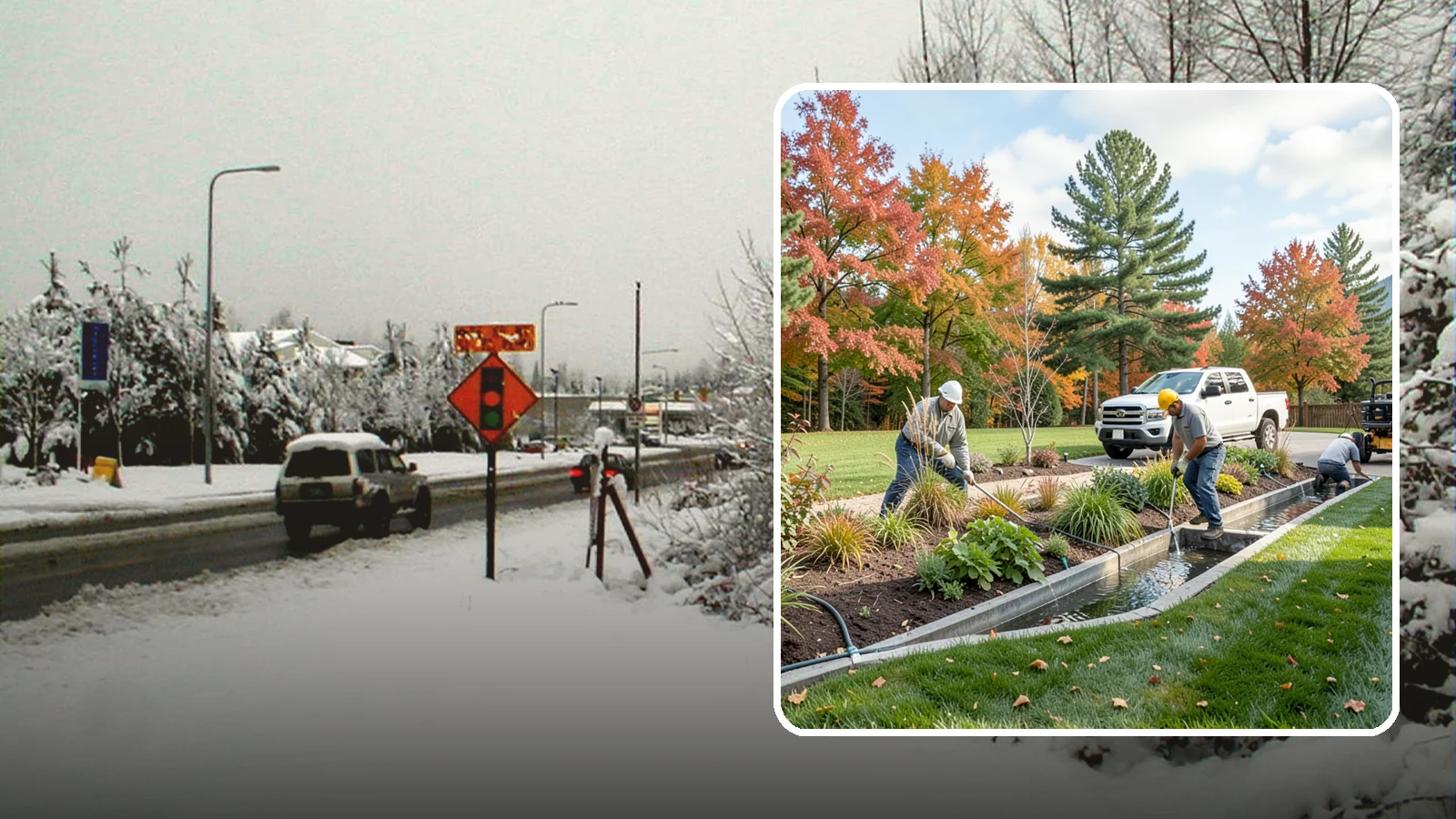 Bioswale Installation in Newcastle, King County, WA - Engineered bioswales that channel, slow, and filter stormwater runoff naturally and attractively.
