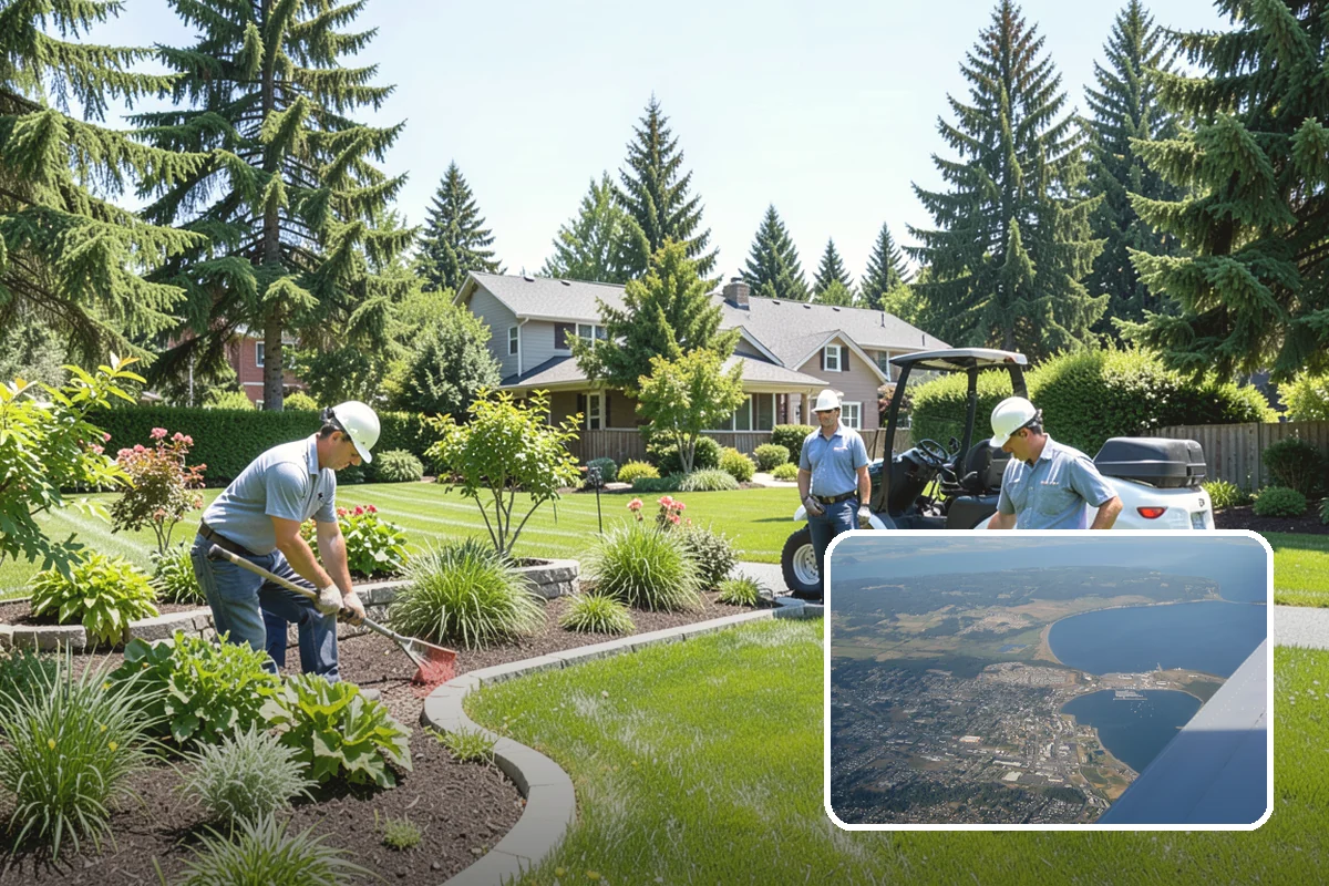Bioswale Installation in Oak Harbor, Island County, WA - Manages and filters stormwater