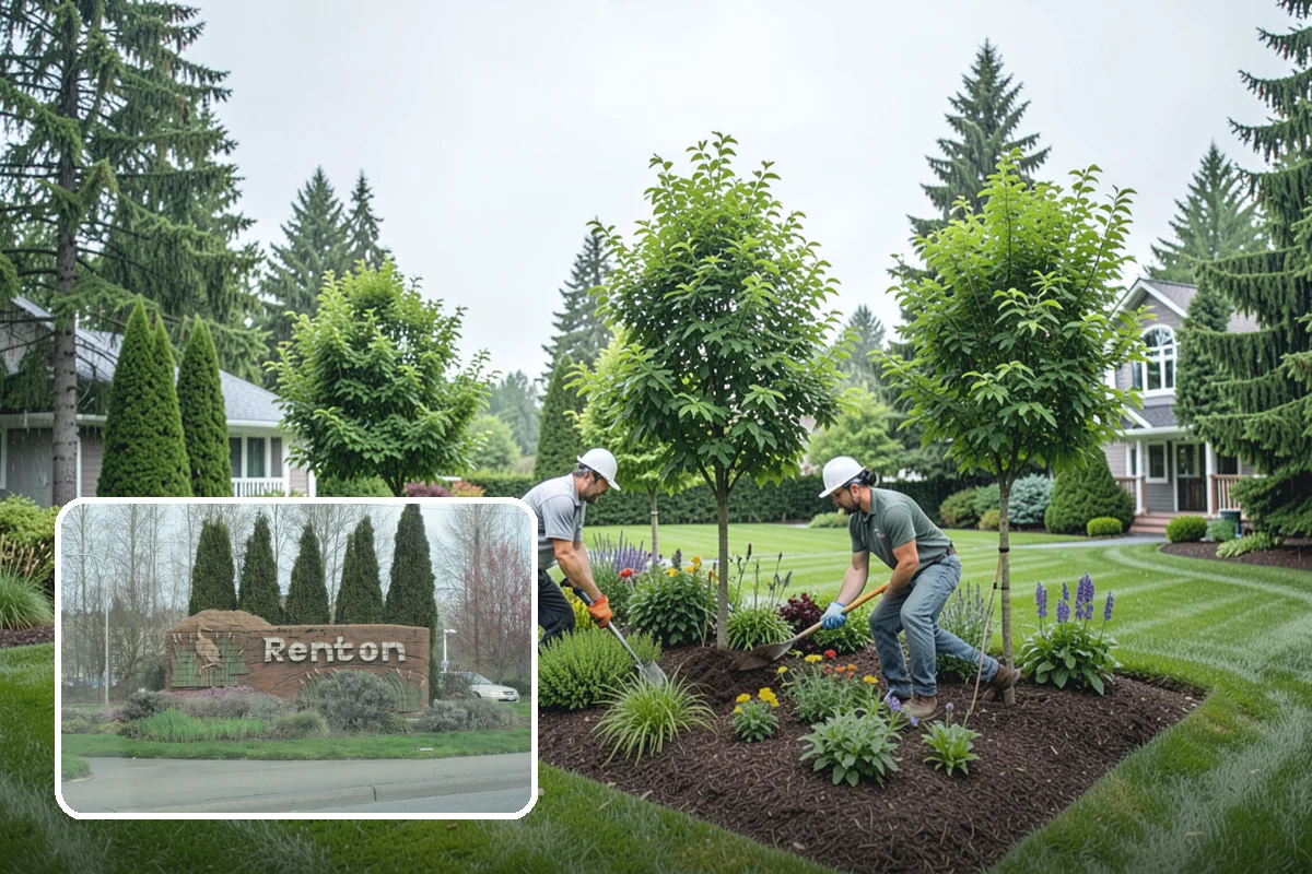 Bioswale Installation in Renton, King County, WA - Manages and filters stormwater