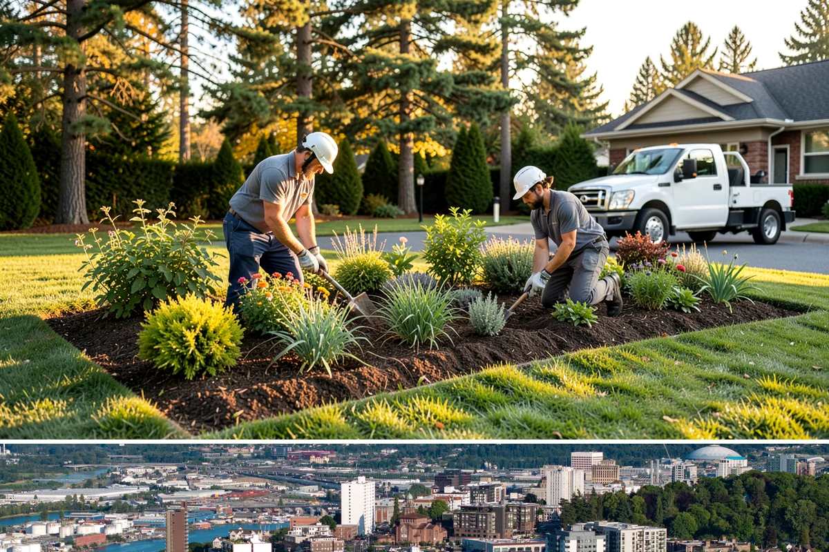 Bioswale Installation in Tacoma, Pierce County, WA - Best built and planted spring or fall.