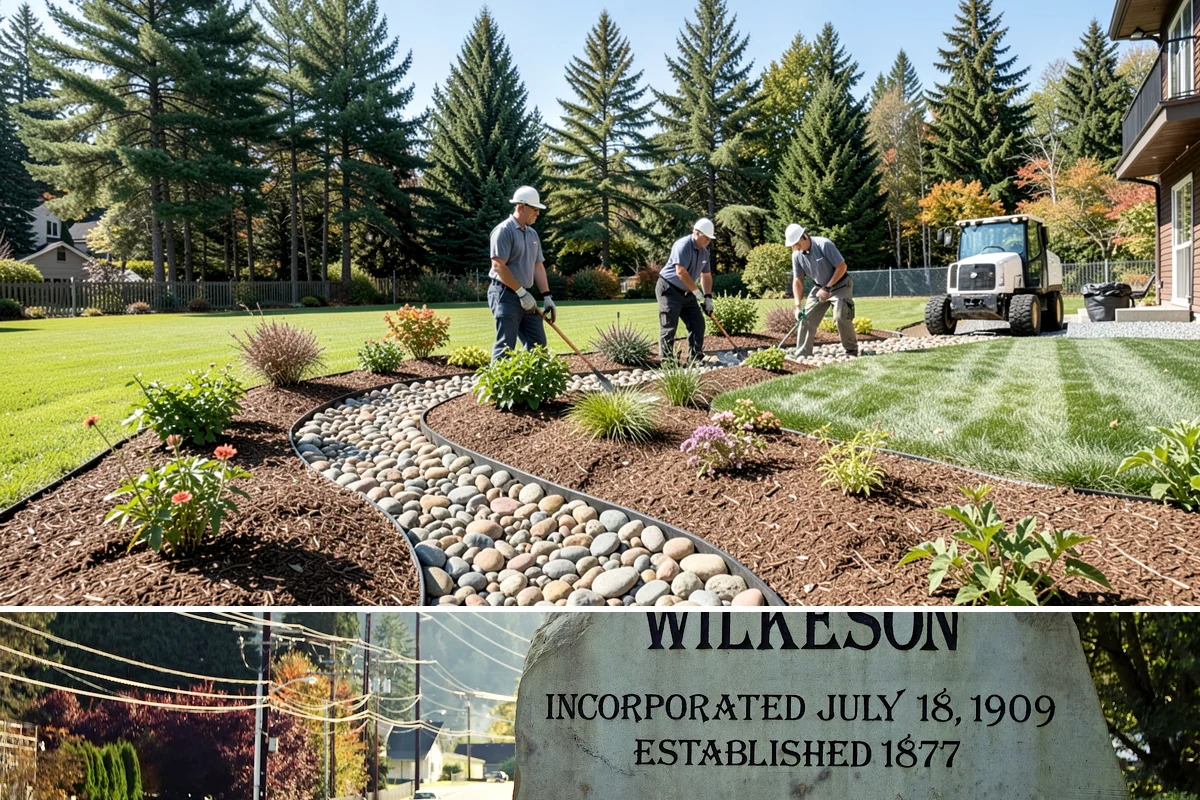 Bioswale Installation in Wilkeson, Pierce County, WA - Best built and planted spring or fall.